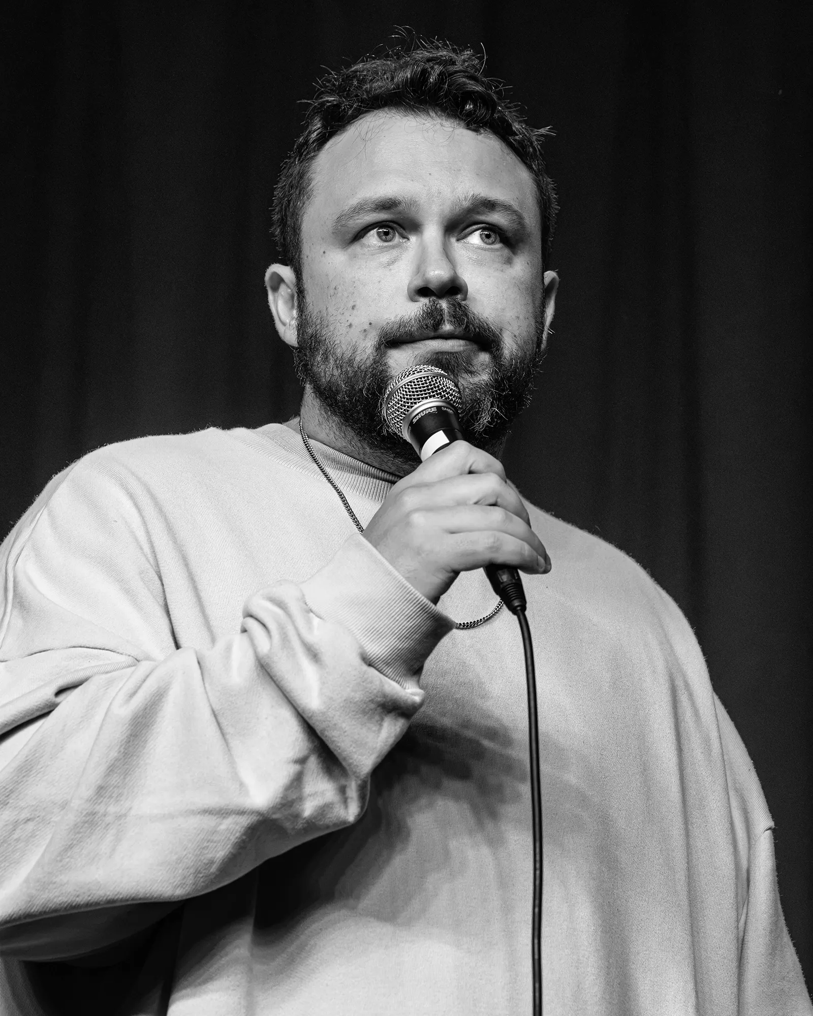 Comedian Ben Bankas performing live in Charles Town, West Virginia